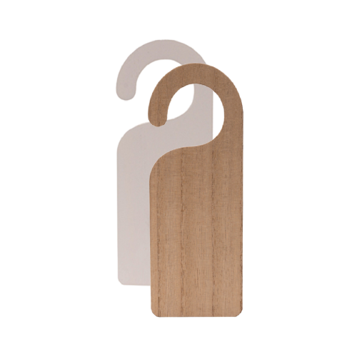 wooden door hanger
